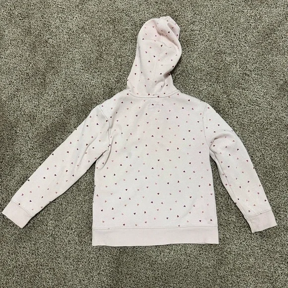 Cat & Jack Light Pink Heart Hoodie - Picture 9 of 10